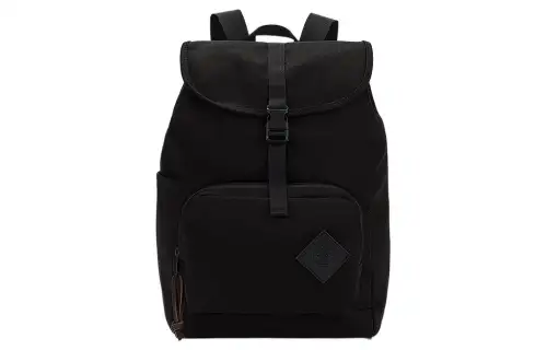 Timberland 18L Backpack Double Shoulder Outdoor Bag Cotton Black Unisex