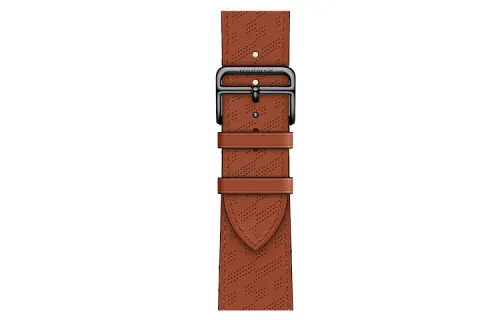 HERMES Watch Band Apple Compatibility 160 195mm Cowhide Leather Material