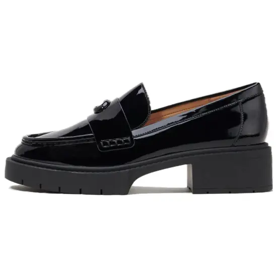 COACH Leah Loafers Women's Black