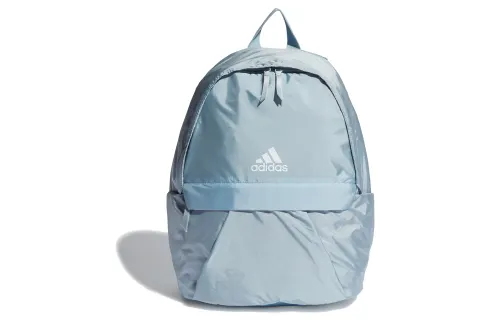 Adidas Athleisure Recycled Nylon Plain Weave Backpack Regular Women's Miracle Blue/White