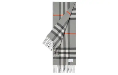 【Previous Season】checkered cashmere scarf