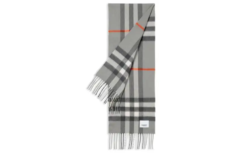 【Previous Season】checkered cashmere scarf