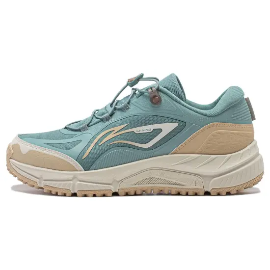 LiNing Yijie Lite V2 Anti-Slip Wear-Resistant Low-Top Sports Running Shoes Men's Lime Green Cream Umber
