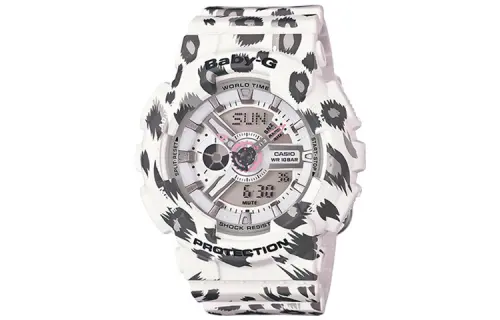 CASIO Women's BABY-G 46.3mm White Watch BA-110LP-7A