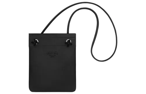 HERMES Aline Cheri Calfskin Shoulder Bag, Crossbody Bag Mini Women's Noir Black