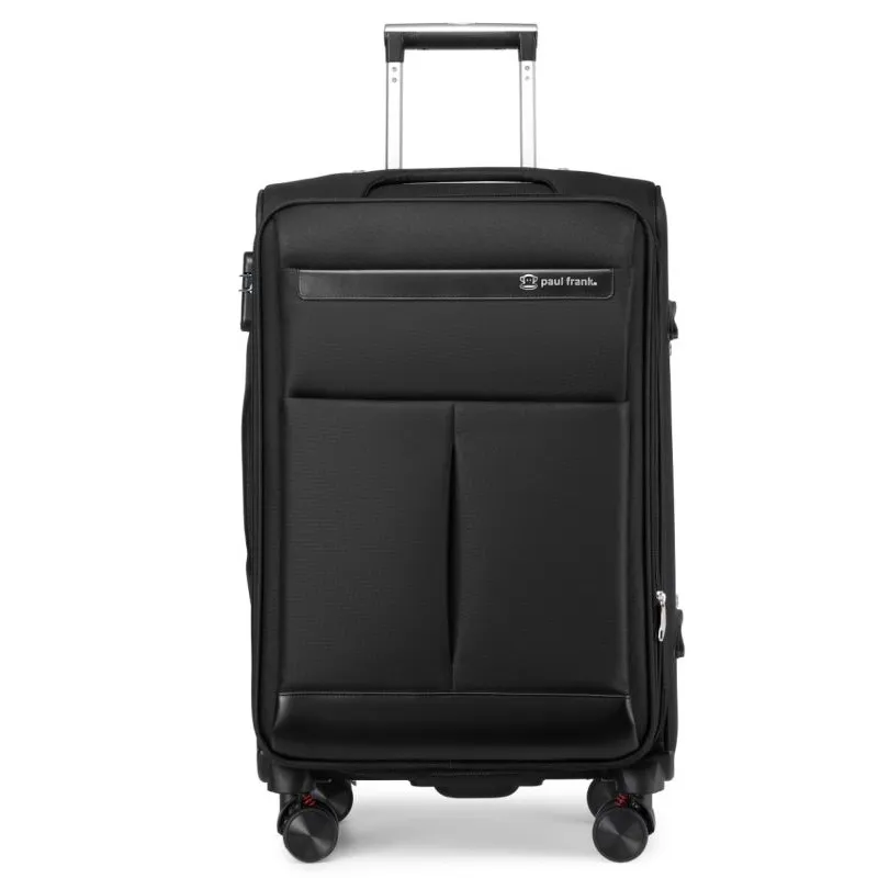 PAUL FRANK ABS+PC Suitcase, Luggage, And Checked Baggage For Travel 20 Inch, 24 Inch, 26 Inch Unisex Black, White