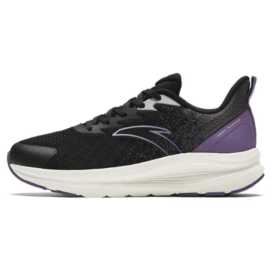 ANTA Cloud Journey Running Shoes Women's Low-Top Black Purple