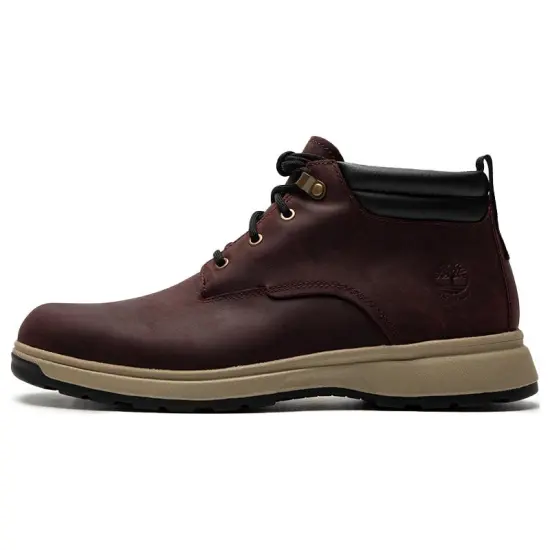 Timberland GreenStride Atwells Ave Waterproof Chukka Boot 'Burgundy Full Grain'