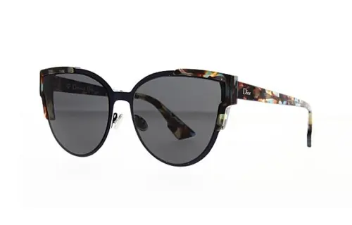 DIOR Plastic Metal Cat Eye Sunglasses Unisex Multicolor