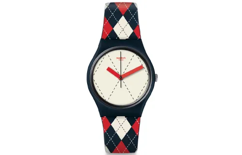 SWATCH Unisex 34mm White Watch GN255