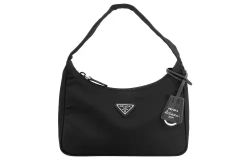 PRADA Re Edition Recycled Nylon Shoulder Bag Mini Women's Black