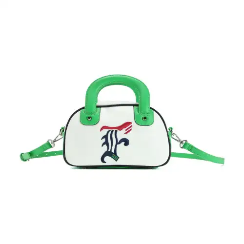 FILA FUSION Pu Shoulder Bag, Crossbody Bag, Handbag Regular Women's Maltose White