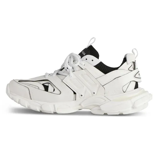 Balenciaga Track Sock Sneaker 'White Black'