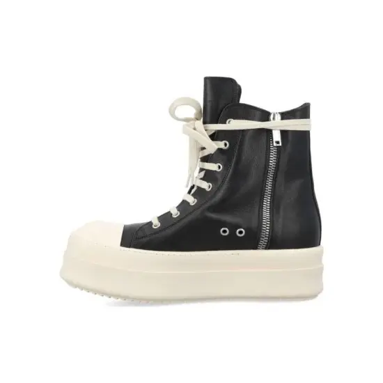RICK OWENS Luxor Runway Mega Bumper Ramones Black Milk FW23