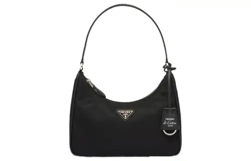 PRADA Re-Edition 2005 Re-Nylon And Saffiano Mini Shoulder Bag Black