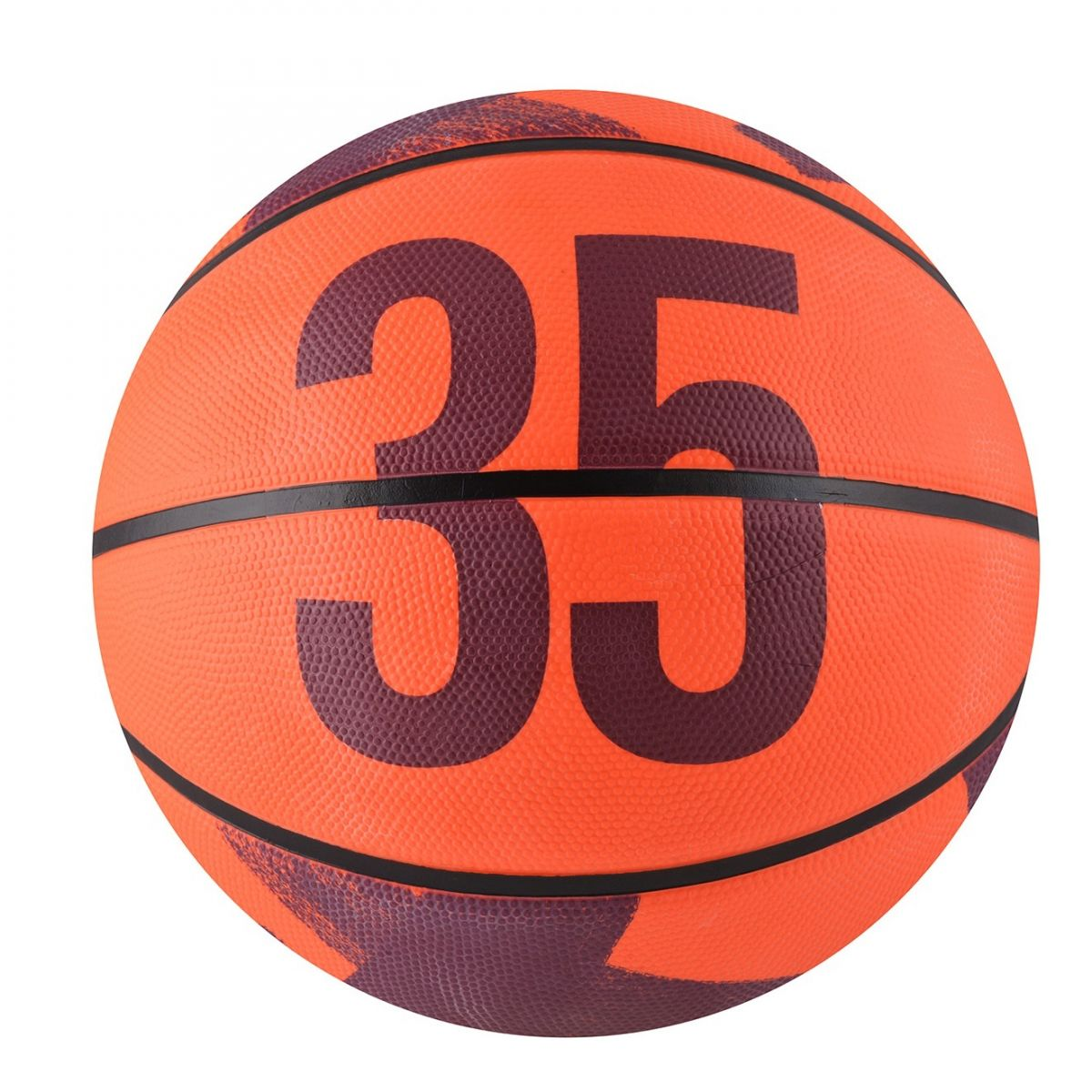 Nike KD Rubber Basketball Orange Purple White Size 7 Ball Training Unisex