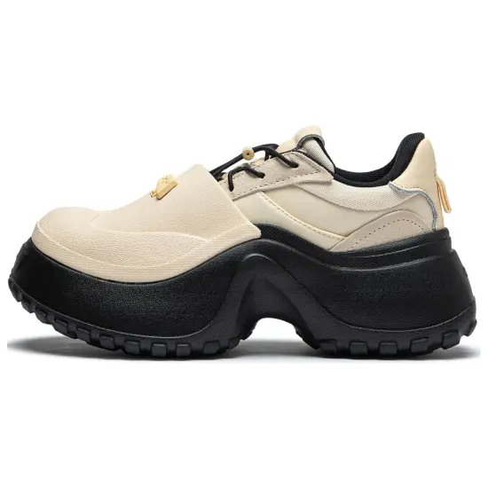 LiNing Project* Casual Shoes Women's Low-Top Sponge Cake Yellow