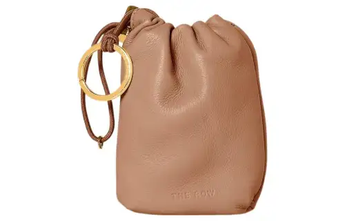 THE ROW Calfskin Keychain Bag Accessory Women's Taupe