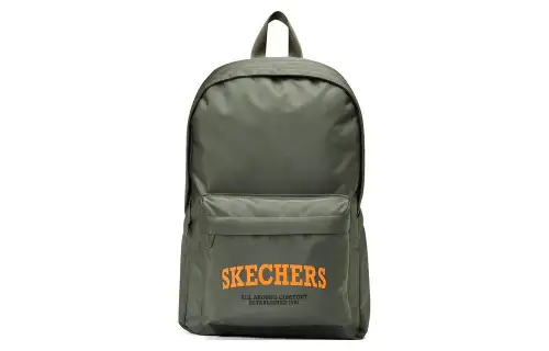 Skechers Fabric Backpack Large Unisex Lime Gray