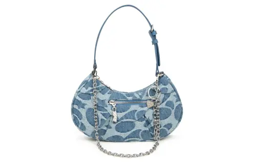 A BATHING APE Cotton With Polyester Shoulder Bag Women's Light Blue