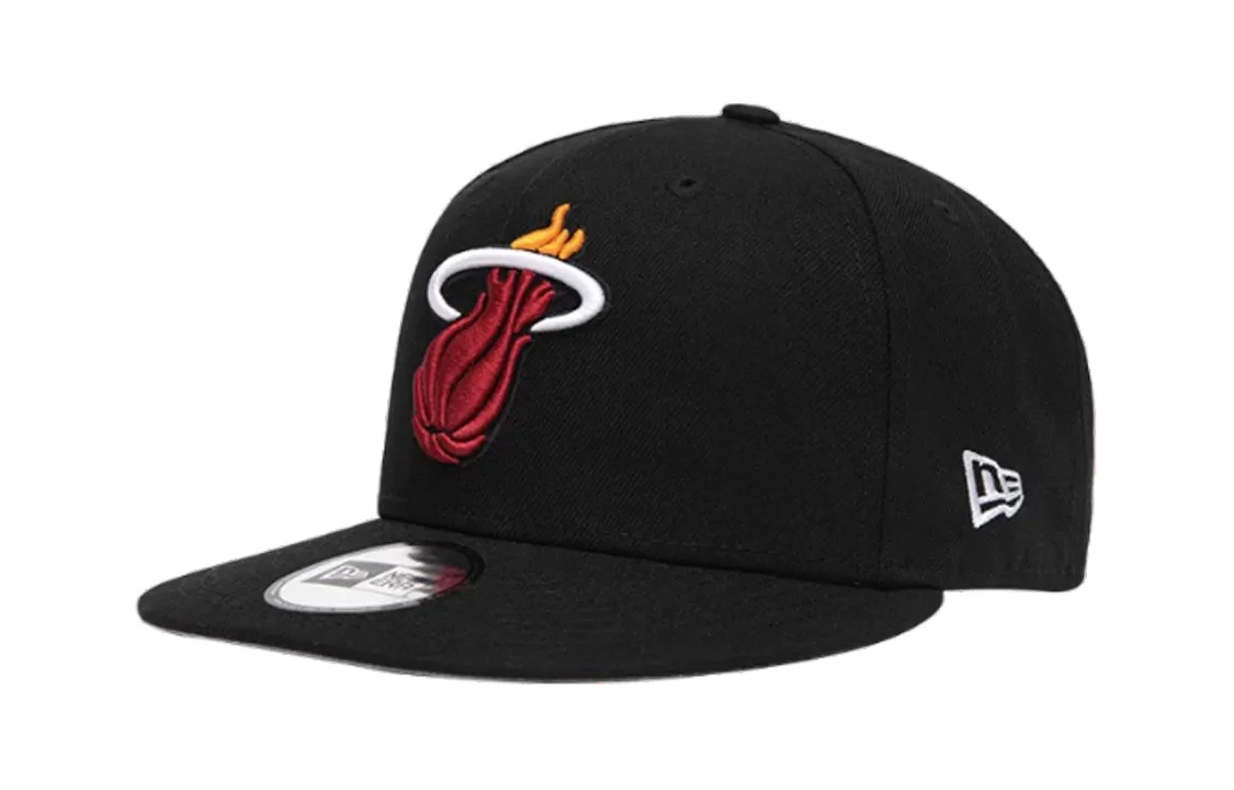 Nba Miami Heat New Era Rally Drive Side Patch 59Fifty Fitted Hat