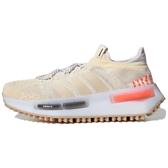 Adidas Originals Nmd S1 Wonder White Solar Red