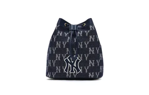 MLB Cotton Paint Bucket Bag Crossbody Bags Regular Women's Navy Blue