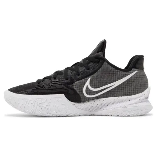 Nike Kyrie Low 4 Cushioning Wear Resistant Low Top Basketball Shoes Men's Black White
