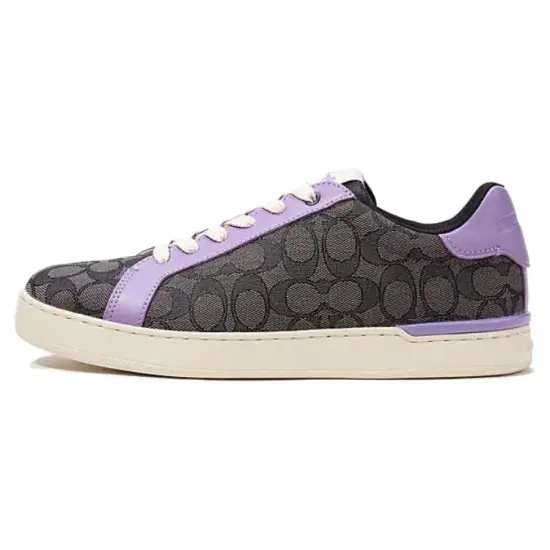 COACH Skateboard Shoes Men Low-Top Black