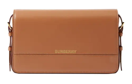 Burberry Cow Leather Crossbody Bag, Shoulder Bag Women's Brown