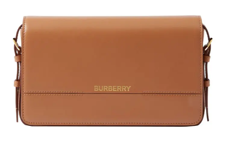 Burberry Cow Leather Crossbody Bag, Shoulder Bag Women's Brown