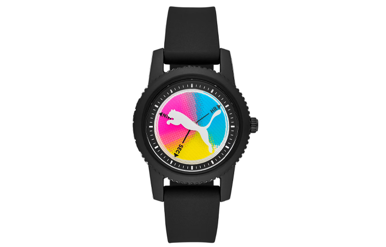 PUMA Wrist Watches Quartz Movement PU Strap 34mm Black Dial Women's Watch