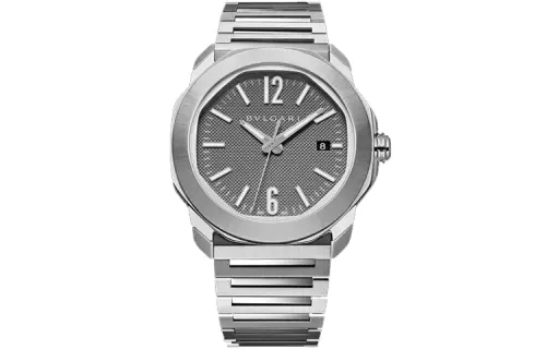 BVLGARI Wrist Watches Automatic Mechanical Movement Stainless Steel Watchband 41mm Gray Dial Men's Watches