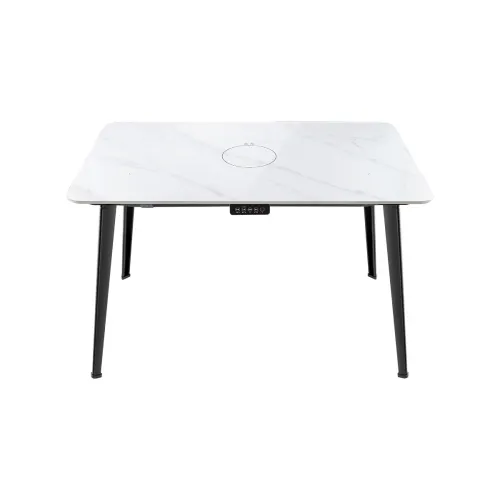 Midea electric heating table with detachable legs, 82-degree stable support, 1500W hidden induction cooker NEZ12070NH