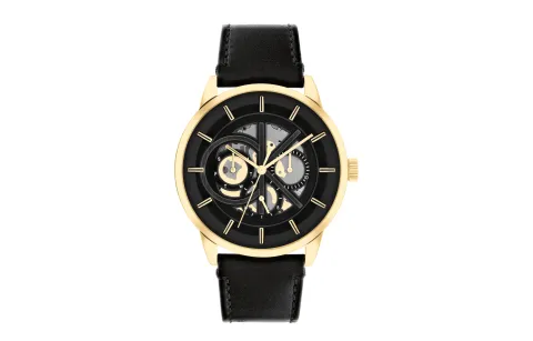 CK/Calvin Klein Wrist Watches Quartz Movement Black Dial Men's Watches 25200216 Gj