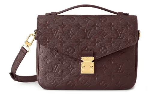 LOUIS VUITTON Pochette Metis Wine