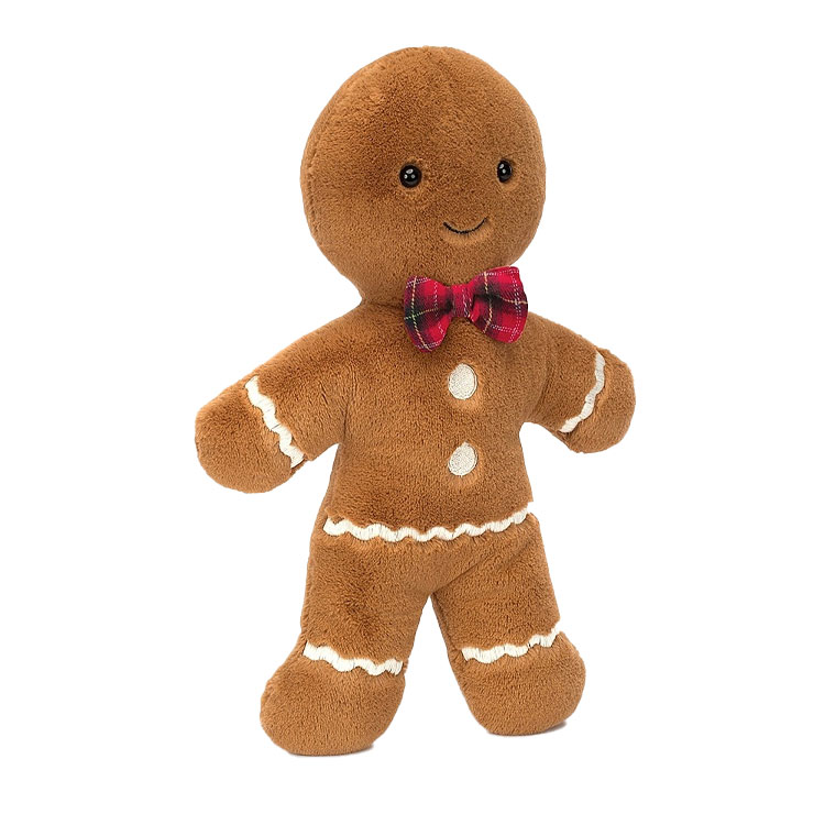 JELLYCAT Christmas Series Fred Happy Gingerbread Doll Plush Doll 19cm/32cm high