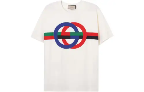 【Previous Season】Round Gg print T-shirt