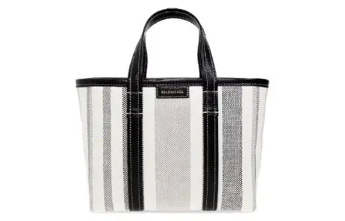 Balenciaga Barbes Nylon With Sheepskin Shoulder Bag, Crossbody Bag, Handbag Small Women's Gray/Black