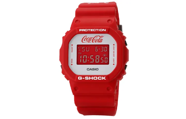 CASIO Unisex G-SQUAD Series Red Watch DW-5600CC23-4