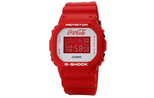 CASIO Unisex G-SQUAD Series Red Watch DW-5600CC23-4