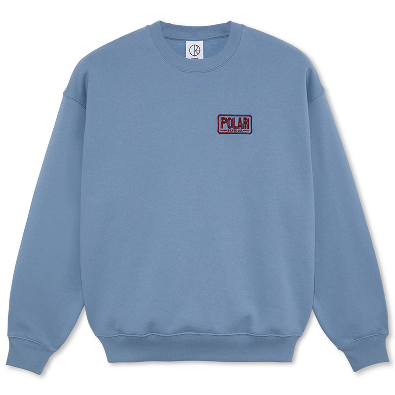 POLAR SKATE CO Earthquake Dave Crewneck Logo