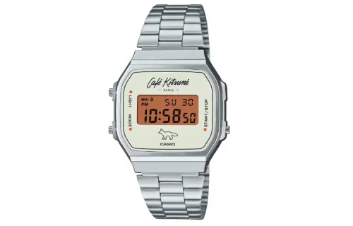 CASIO Women's VINTAGE Series Orange Watch A168WECK-7A