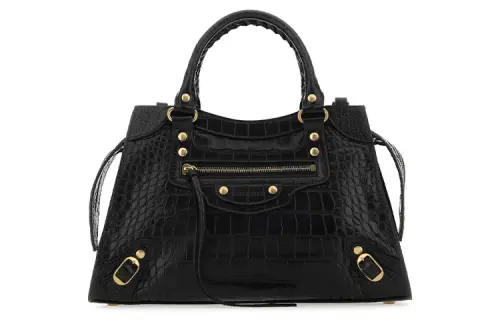 Balenciaga Calfskin Shoulder Bag, Crossbody Bag, Handbag Women's Black