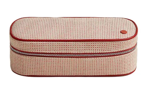 HERMES Escale Cotton Storage Bag Women's Pink