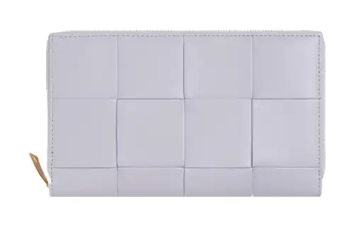 Bottega Veneta Intreccio Zip Around Wallet