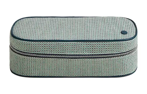 HERMES Escale Cotton Storage Bag Women's Light Blue