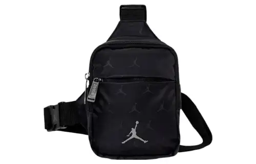 Jordan Polyamide Shoulder Bag, Crossbody Bag Sling Bag Regular Men's Jet Black