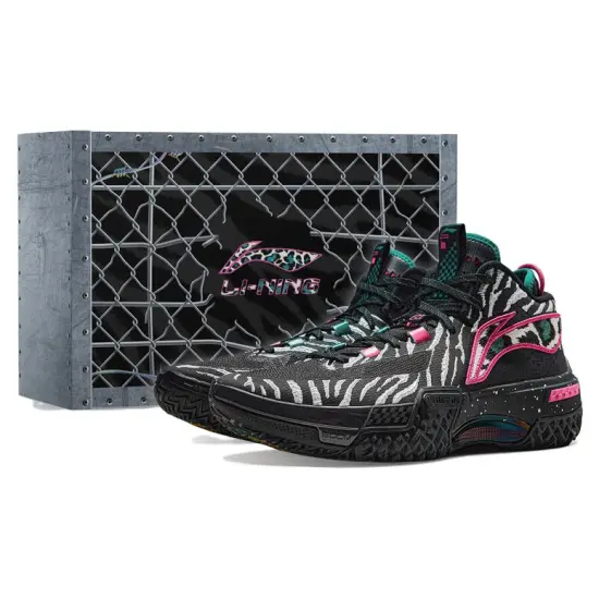 LINING Shudder Basketball Shoes Men Mid-Top