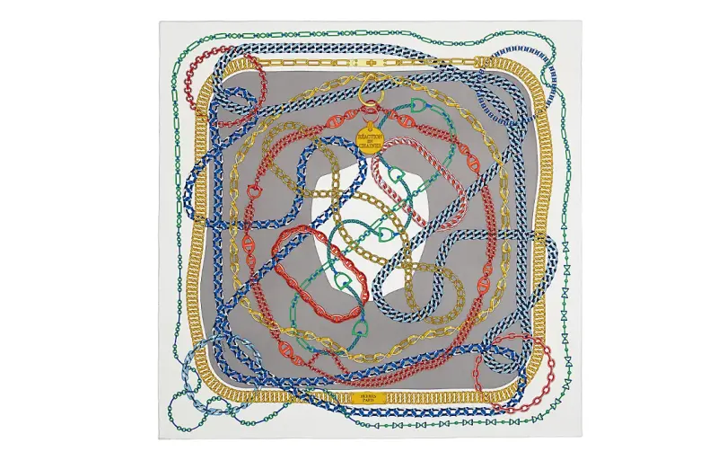 HERMES Scarves Unisex Multicolor